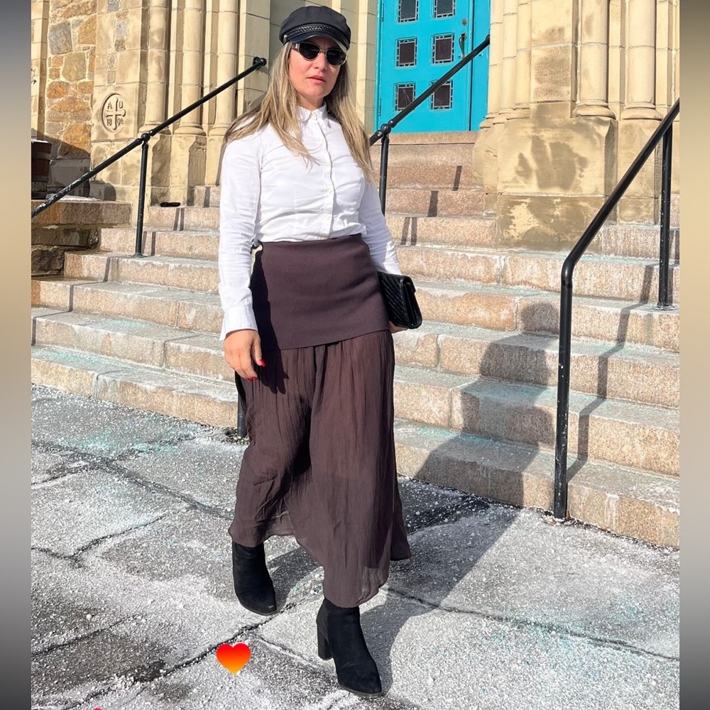 VIRAL NWT ZARA MIXED PLEATED KNIT SKIRT 
🚨PRICE FIRM NO DISCOUNT On THIS SKIRT - Picture 8 of 16
